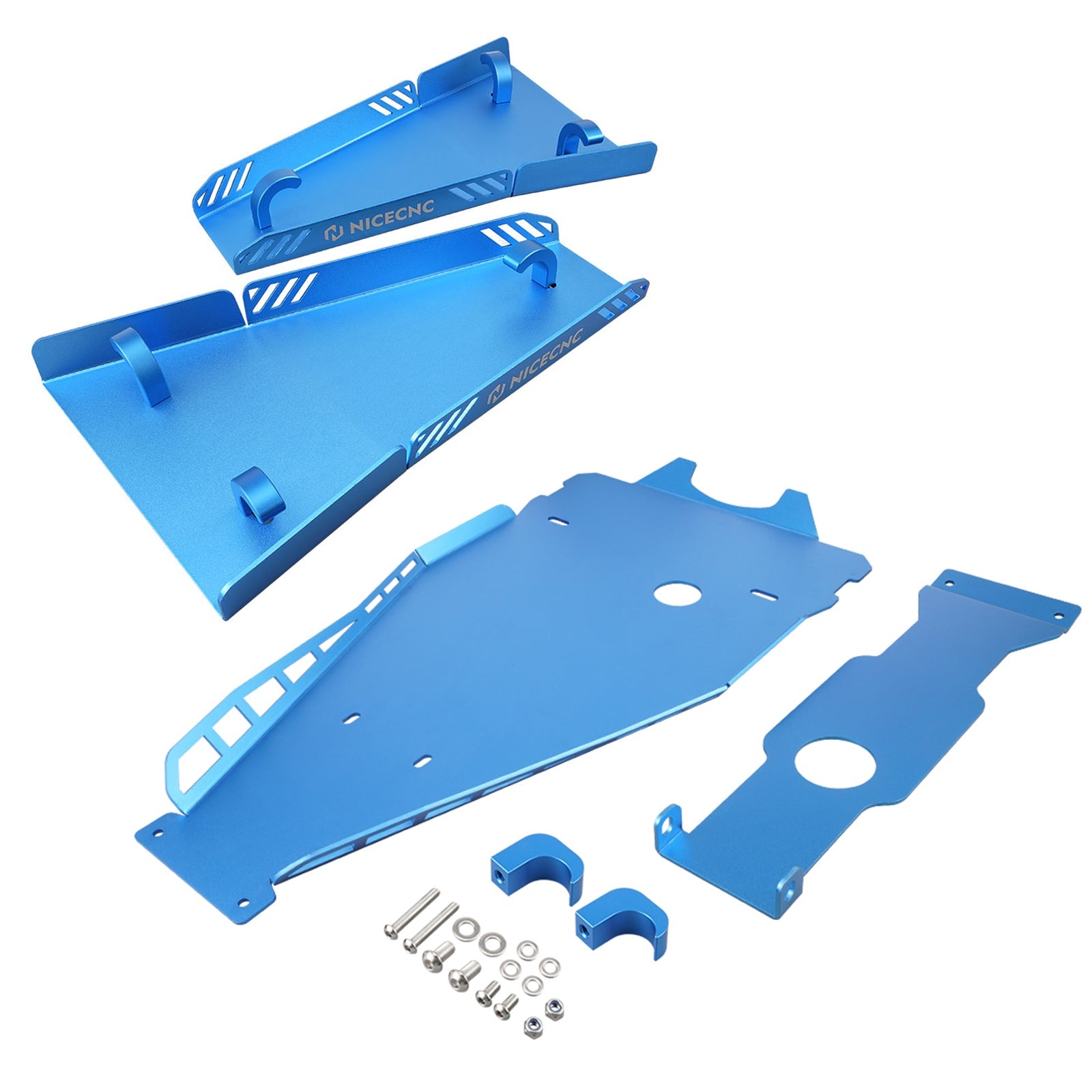ATV Front A-Arm Skid Plate Guards Protector Kit For Yamaha YFZ450R 2009-2024