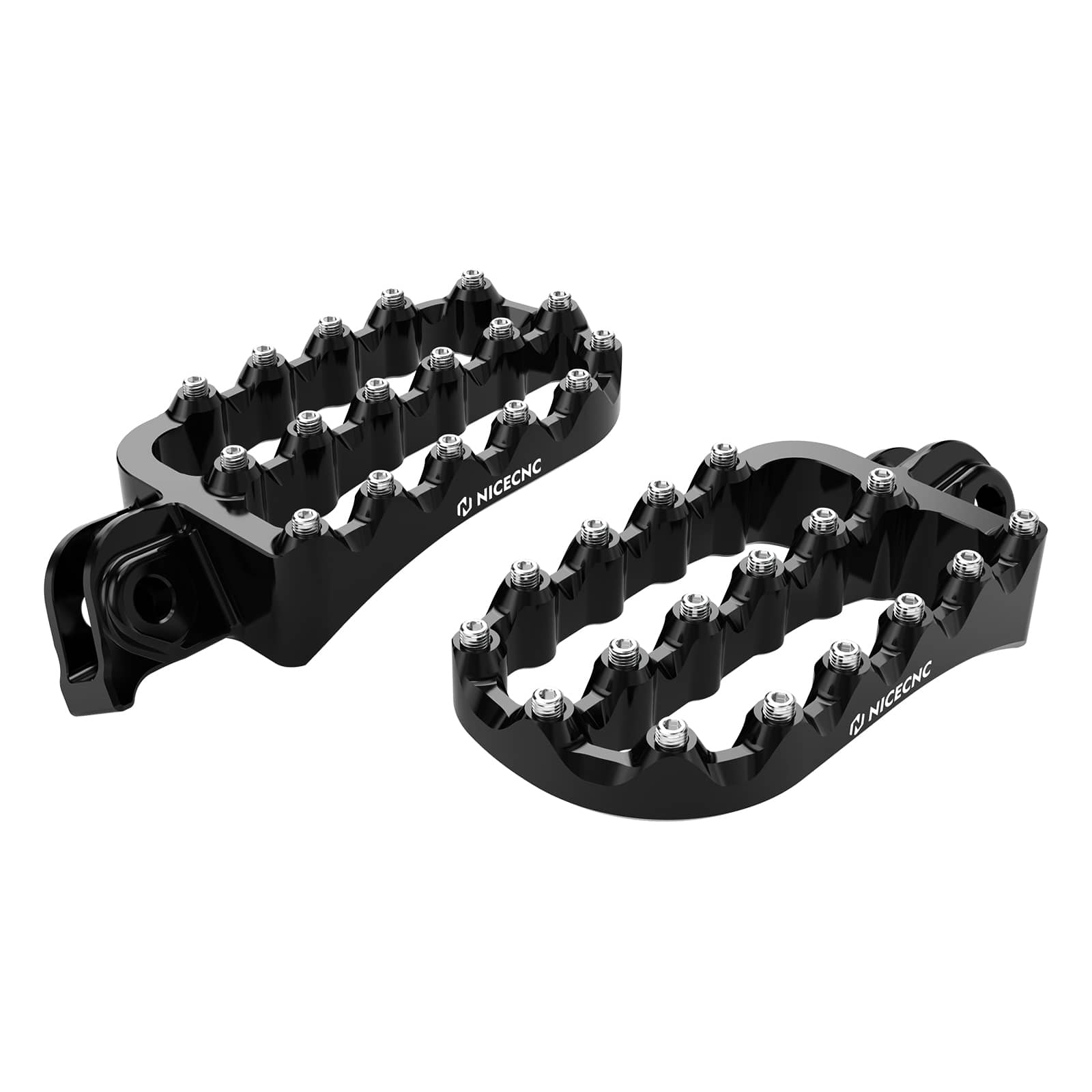 Forged 0° Horizontal Flat Wide Enlarged Foot Pegs For KTM 390 Adventure 2020-2024