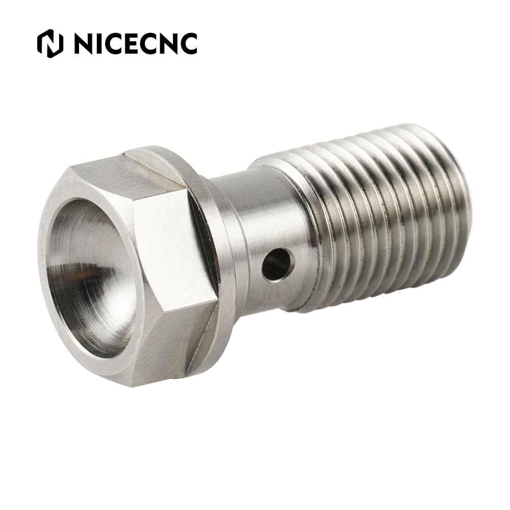 M10 x 1.0 Titanium Ti Banjo Bolt For Brembo Single Brake Line