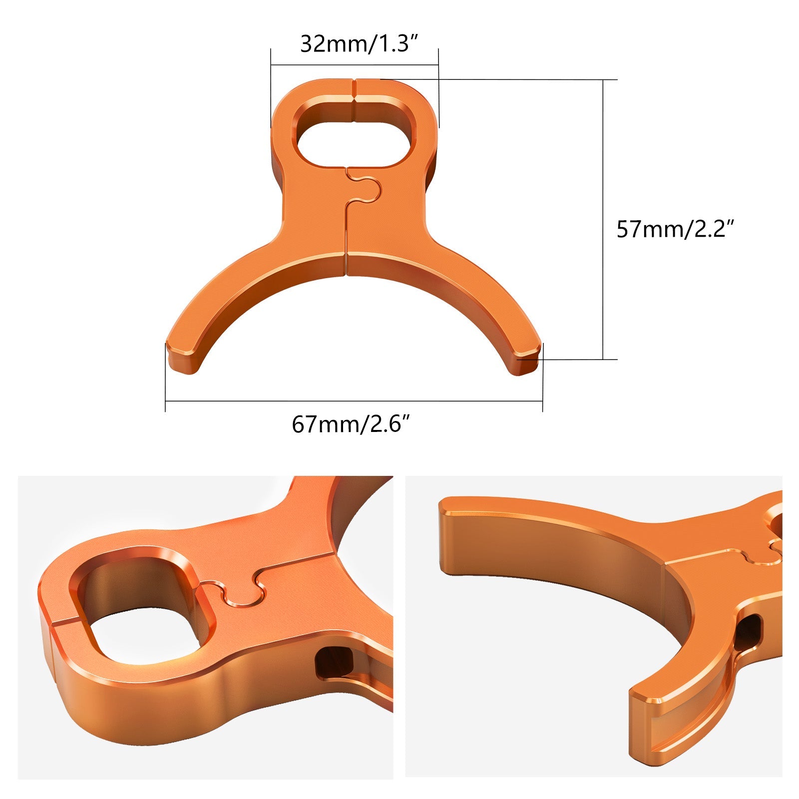 Front Brake Hose Line Guide Clamp For Husqvarna 701 Enduro Supermoto Norden 901
