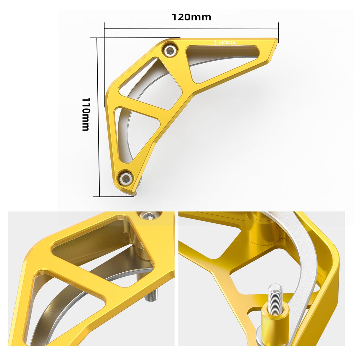 Front Sprocket Guard Chain Cover For Suzuki DRZ400S / SM 2000-2024