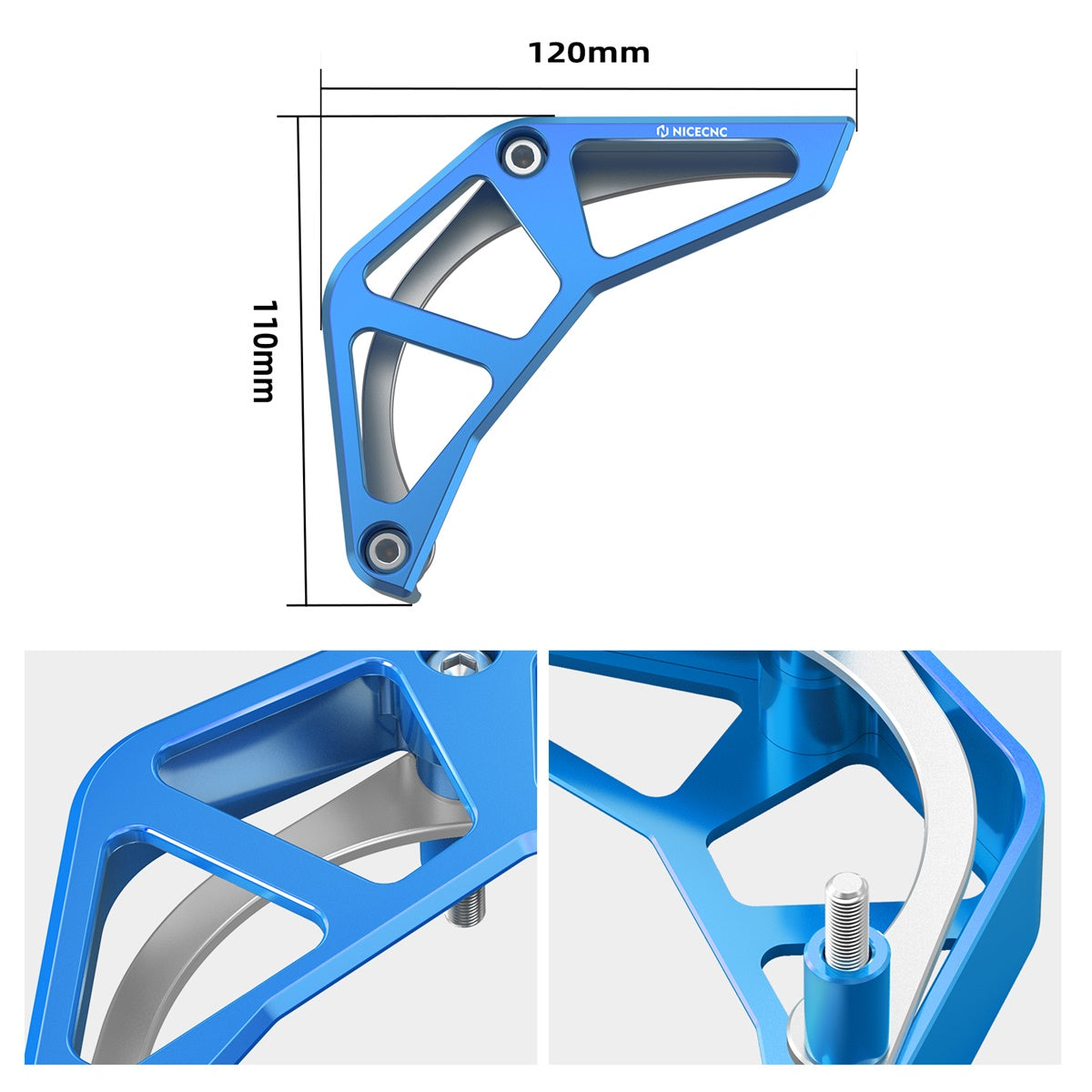 Front Sprocket Guard Chain Cover For Suzuki DRZ400S / SM 2000-2024
