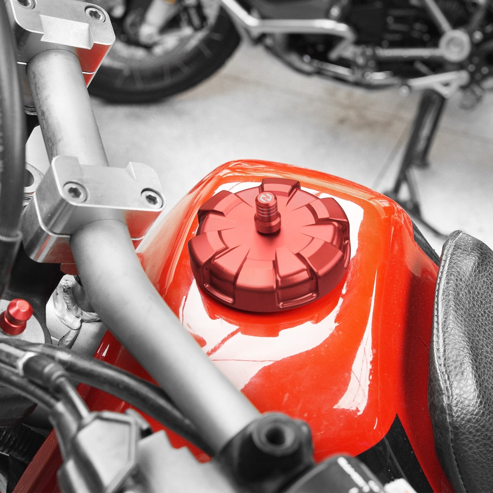 Gas Fuel Tank Cap Cover w/Breather Valve For Honda XR650L 1993-2025