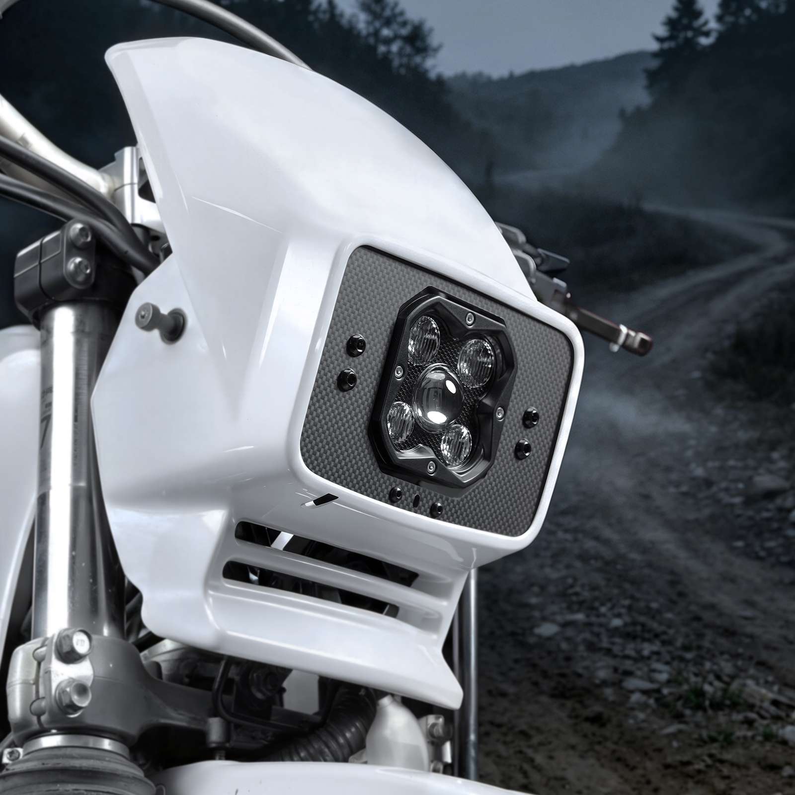 High Brightness Off Road Rally LED Headlight Kit For Honda XR650L 1993-2025