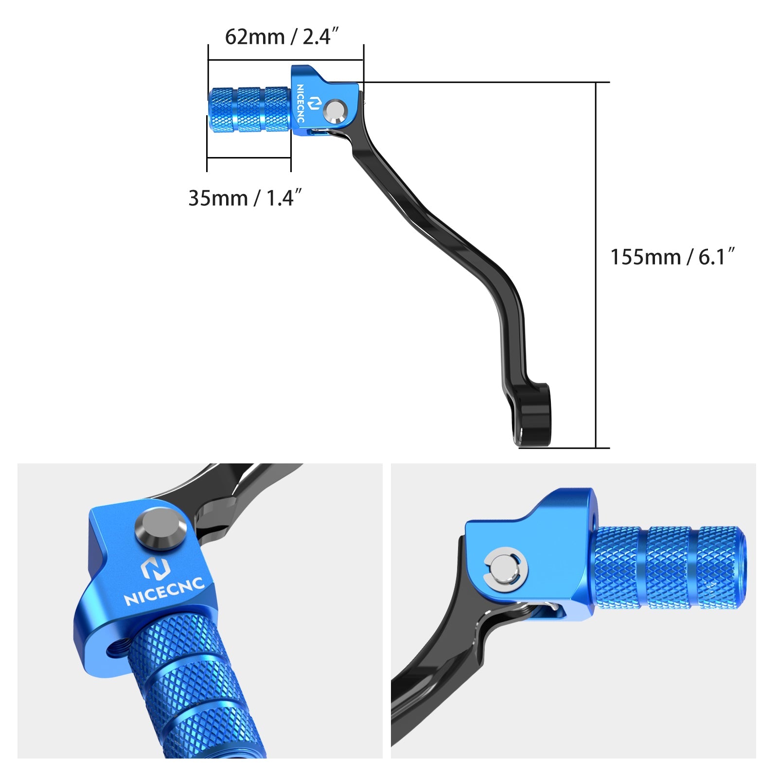 Forged Folding Gear Shift Lever For KTM Husqvarna 125-300 2023-2025 Gas Gas 125-350 2024