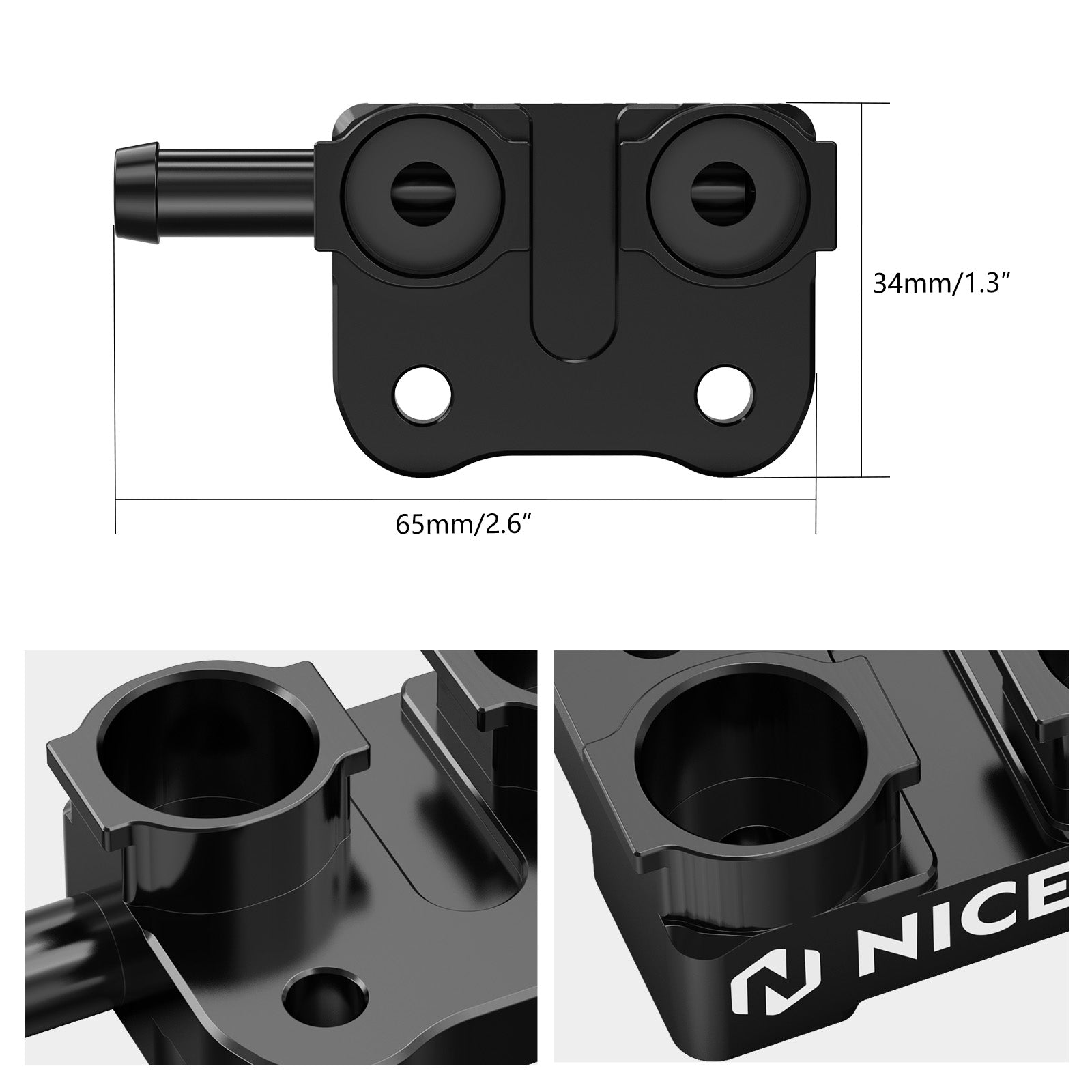 High Flow Fuel Fitting For KTM 250/300 EXC XCW Husqvarna TE Gas Gas EX MC EC 24-25