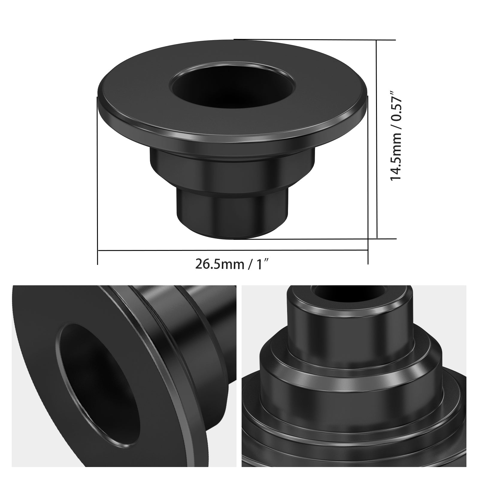 Skid Plate Bushings Spacers For KTM Gas Gas 125-500 Husqvarna 125-501 2024-2025