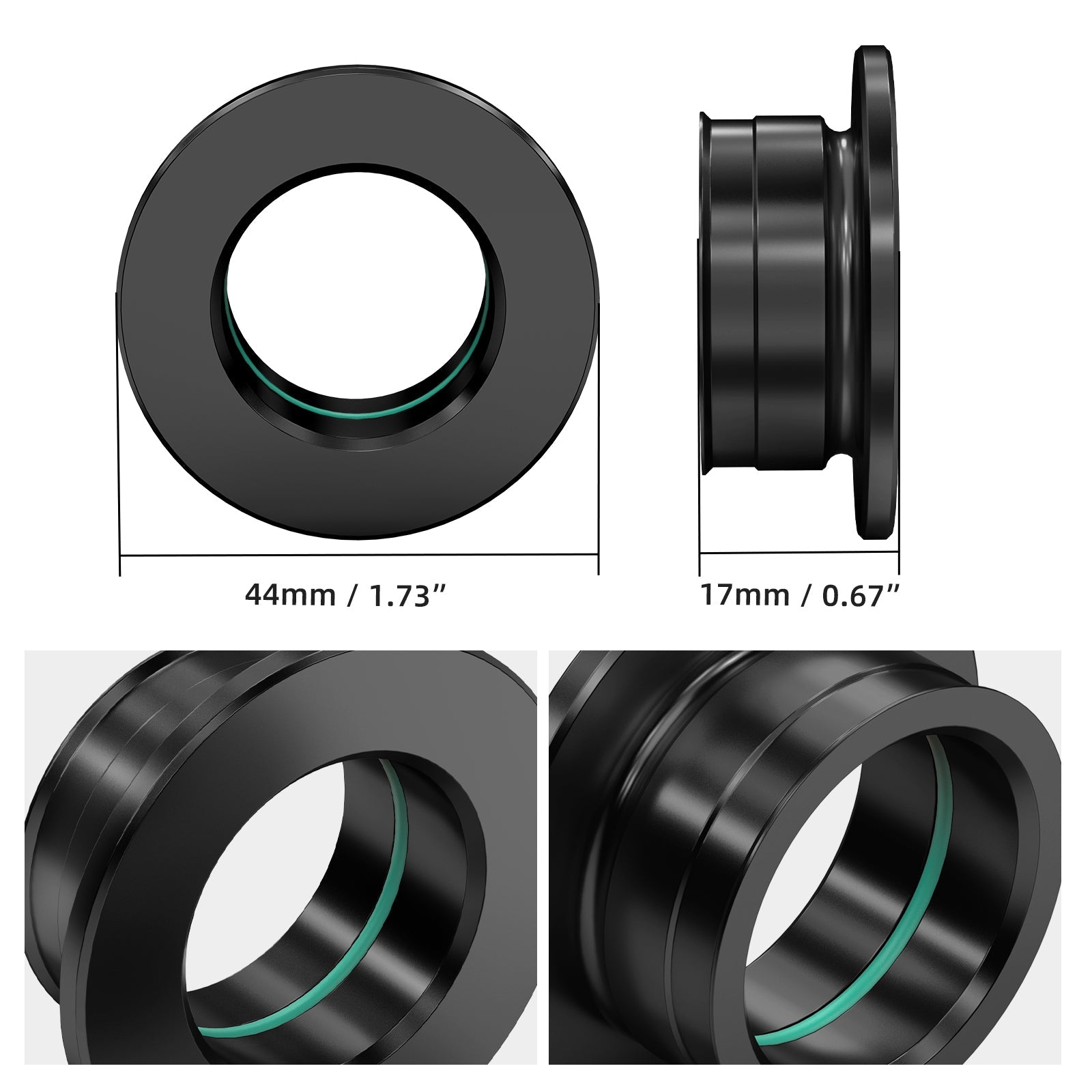 Front Rear Wheel Spacers Hub Collars Kit For Stark Varg EX MX 2024-2025