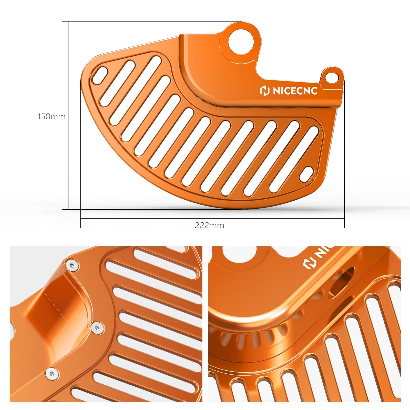 Front Brake Disc Cover Guard For Sherco KTM Husqvarna Gas Gas Stark Varg