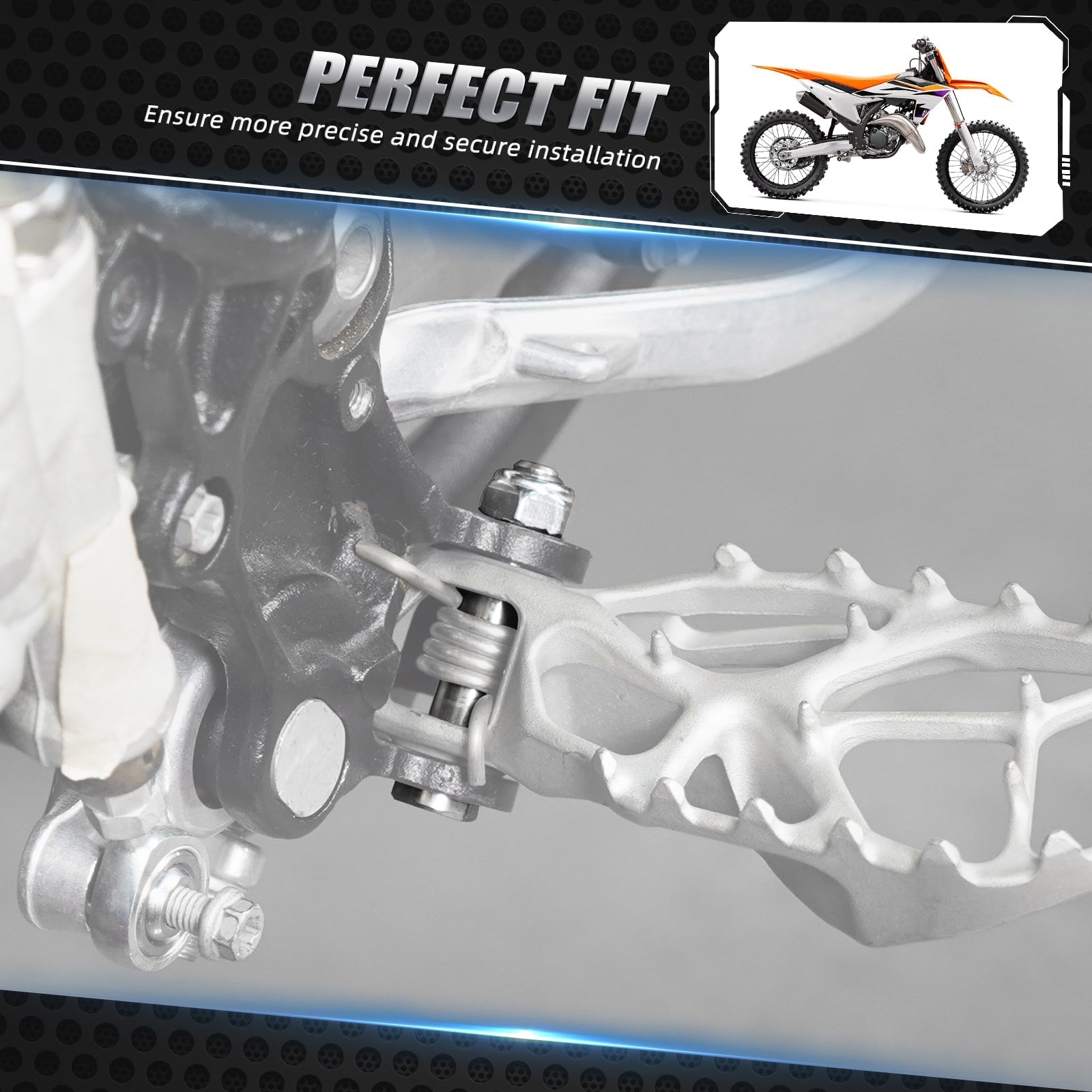 Footpeg Foot Rest Pedal Mount Pins For KTM 350 500 EXC-F 2024
