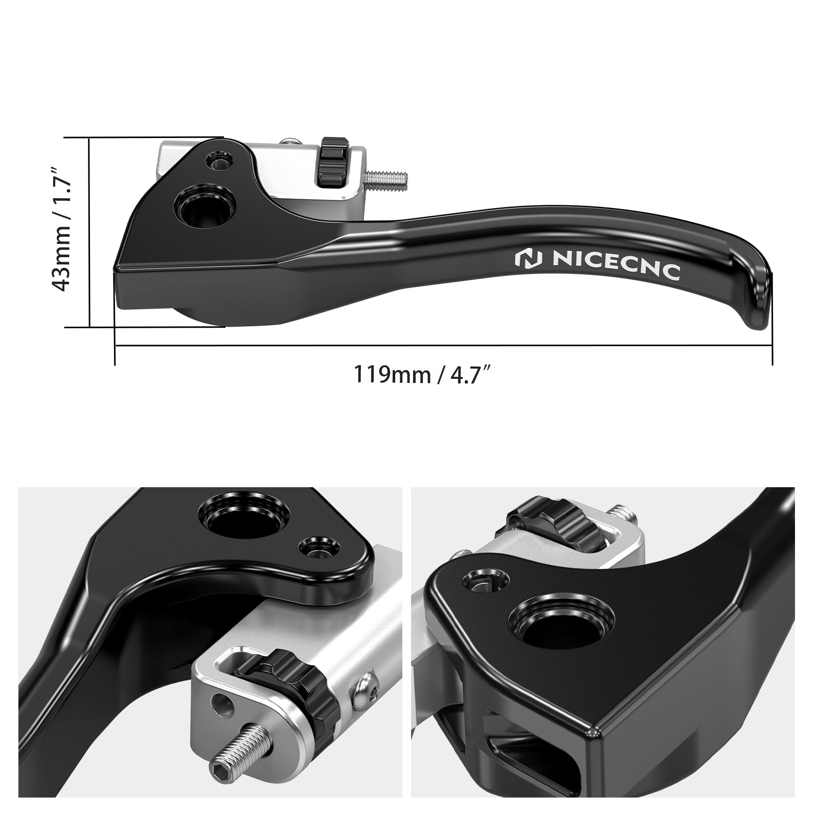 Shorty Clutch Lever For KTM Husqvarna Gas Gas Beta Sherco Triumph