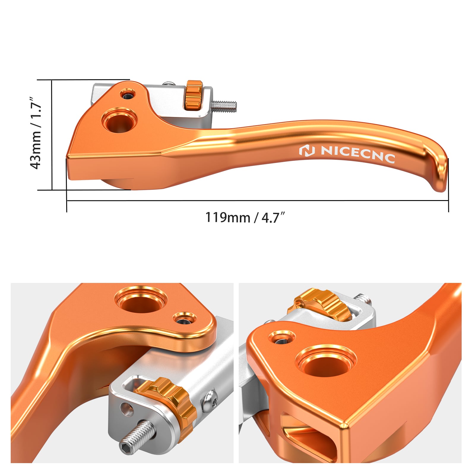 Shorty Brake Clutch Lever Set For KTM Husqvarna Gas Gas Sherco Triumph Brembo System
