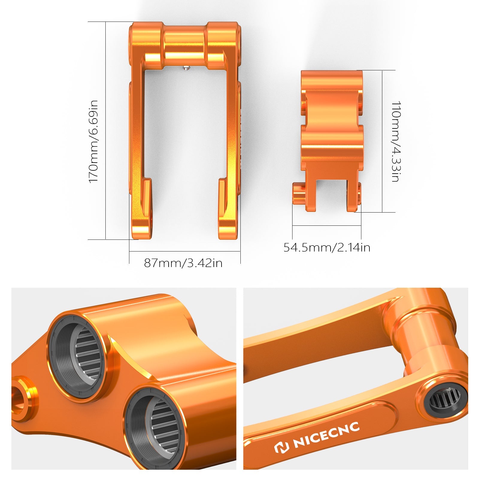 2'' Rear Suspension Drop Lowering Link Kit For KTM 690 Enduro SMC R 2019-2025