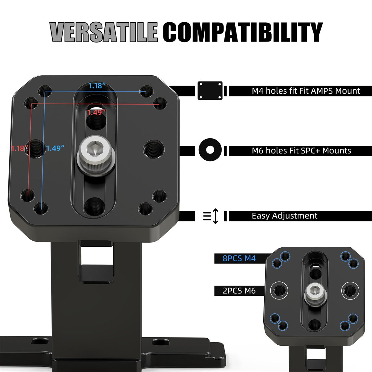 GPS Navigation Phone AMPS Mount Holder For KTM 890 Adventure R 2023-2024