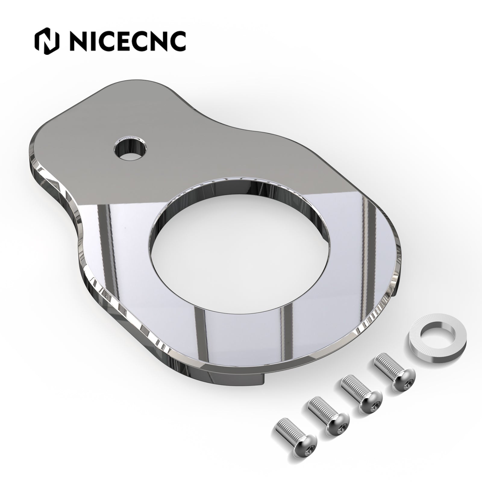 Ignition Key Switch Relocation Mount Bracket For Harley Road King Street Glide Ultra Limited