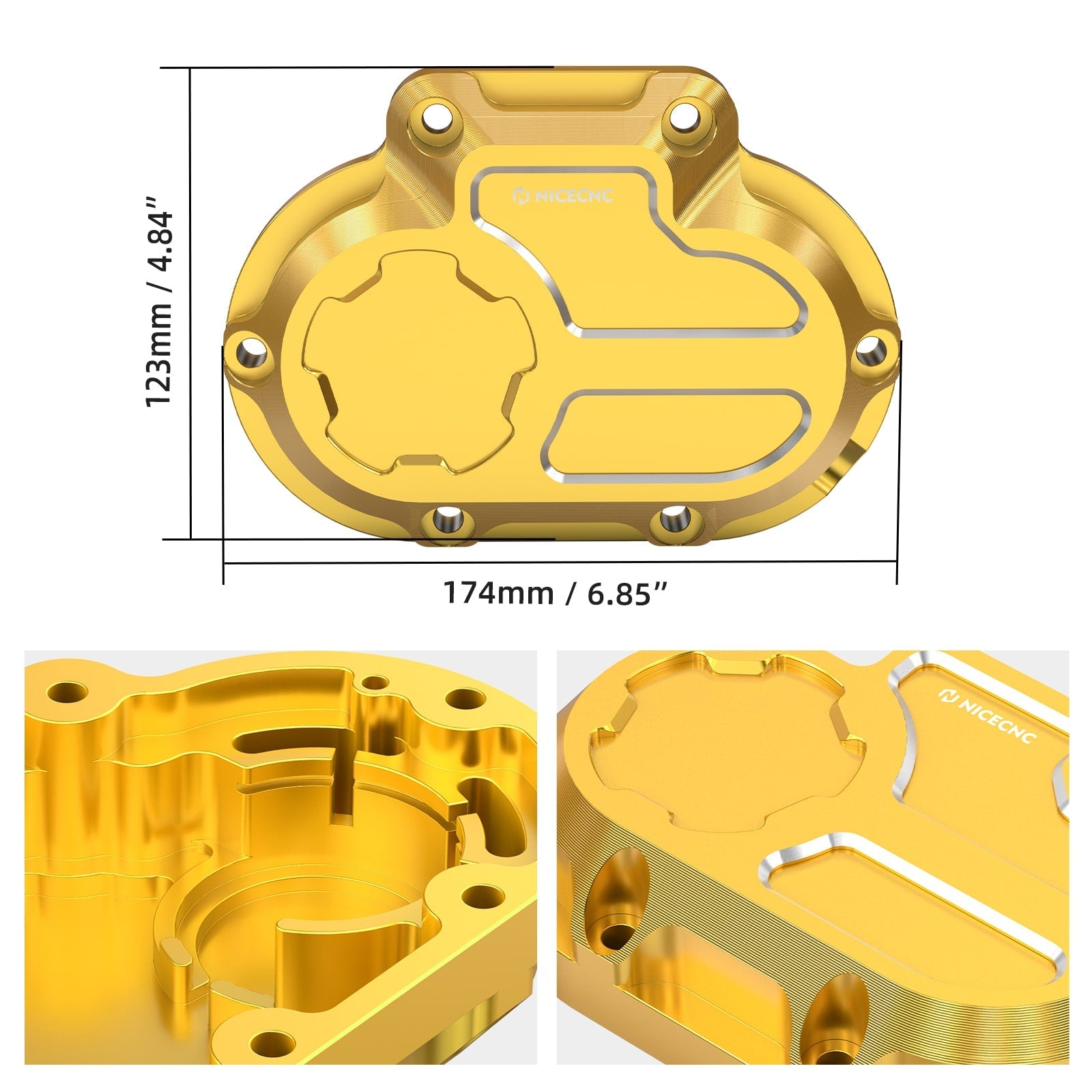 Transmission Side Cover For Harley Dyna Twin Cam Models 2006-2017