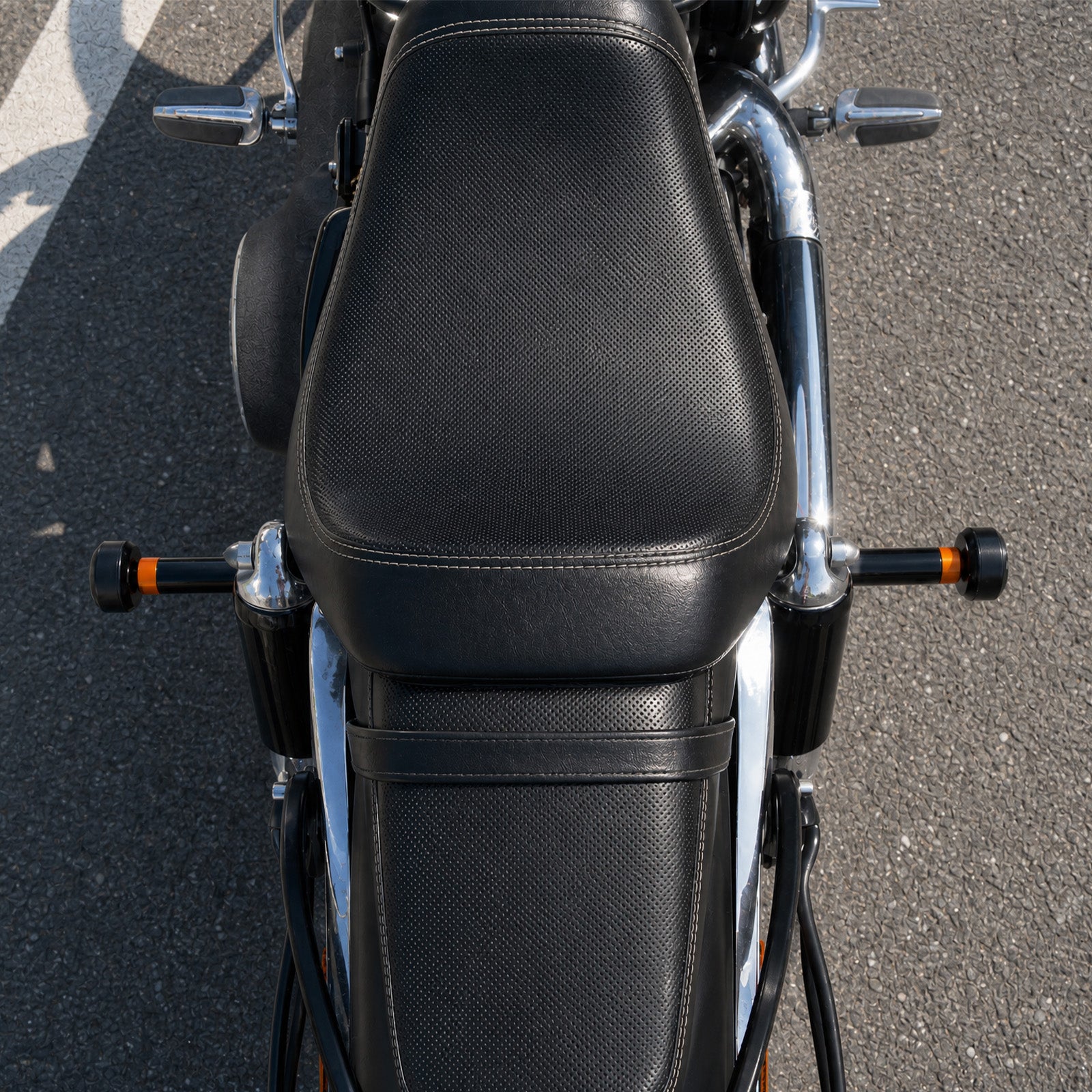 Rear Crash Bar Frame Engine Guard For Harley Dyna 2006-2017