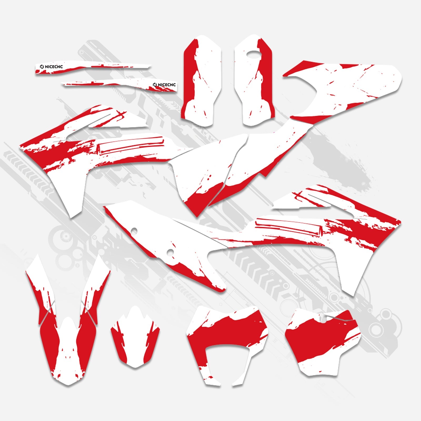 Off-Road Bike Full Graphics Decals Stickers Kit For GAS GAS EC Enduro 2021-2023