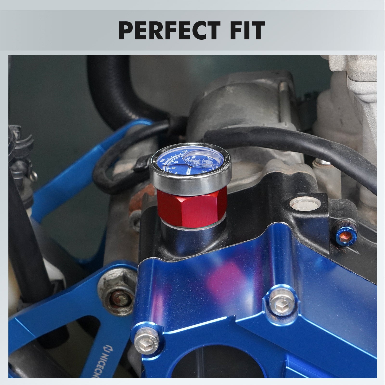 ATV Engine Oil Dipstick Level Plug w/Temp Gauge For Yamaha YFZ450R 2009-2024