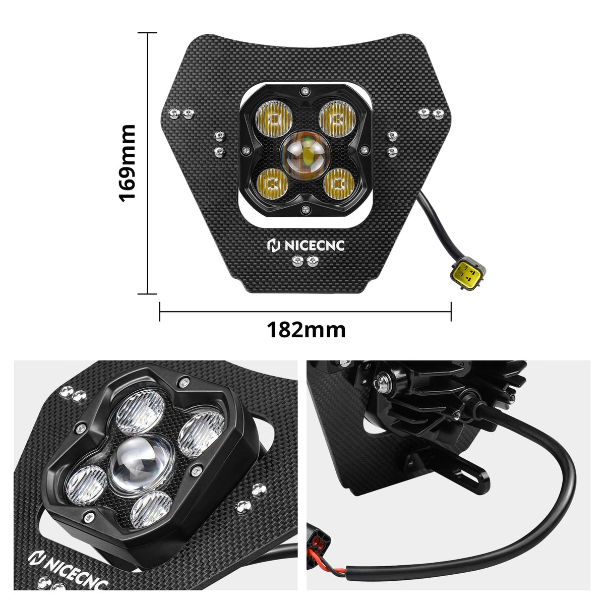 Kit Phare LED Pour KTM 150-500 EXC / EXC-F / XC-W / XCF-W / XW-F 2024-2025