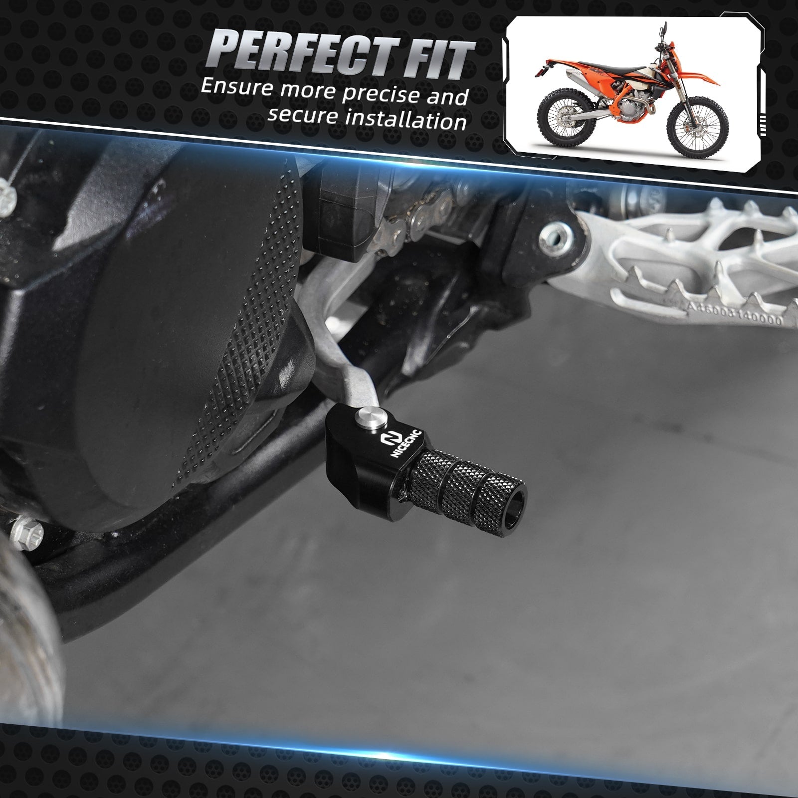 Adjustable Gear Shift Lever Tip For KTM 125 350 500 EXC-F 2004-2015