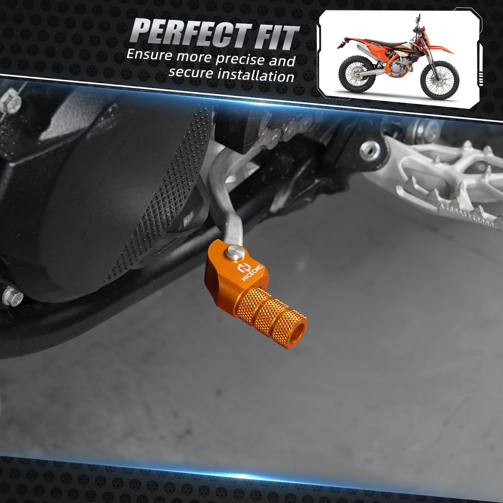 Adjustable Gear Shift Lever Tip For KTM 125 350 500 EXC-F 2004-2015
