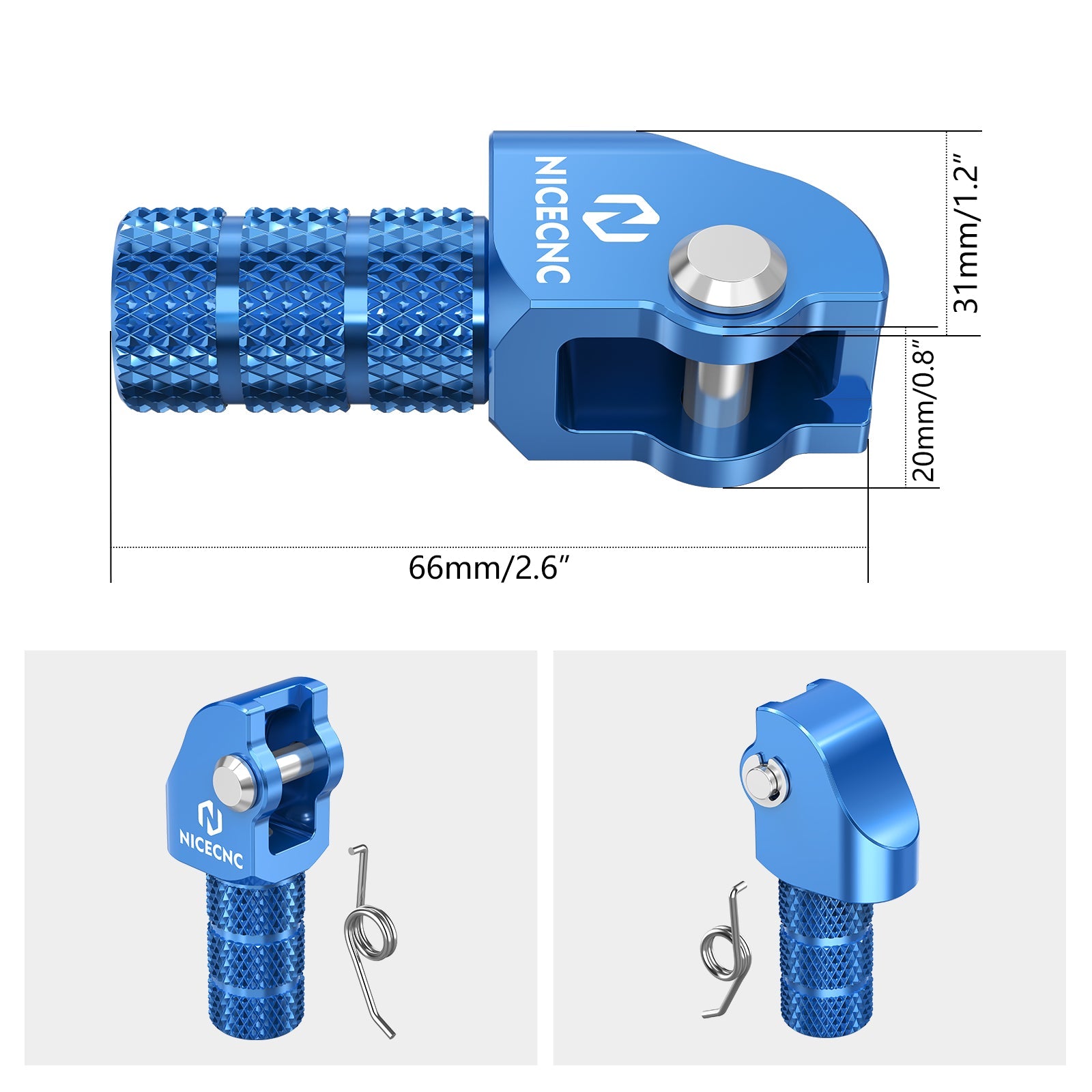 Adjustable Shift Lever Tip For KTM 350 500 XCF EXCF XCW 2017-2024