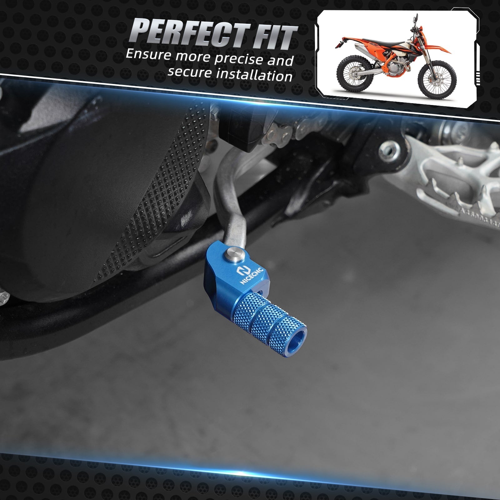 Adjustable Shift Lever Tip For KTM 350 500 XCF EXCF XCW 2017-2024