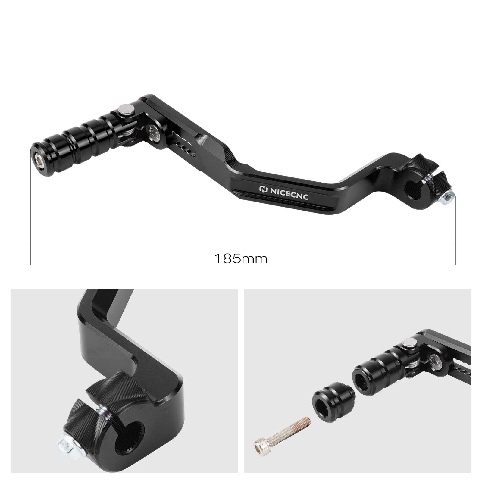 ATV Engine Case Saver Chain Guide Guard+ Folding Shift Lever For Yamaha YFZ450R