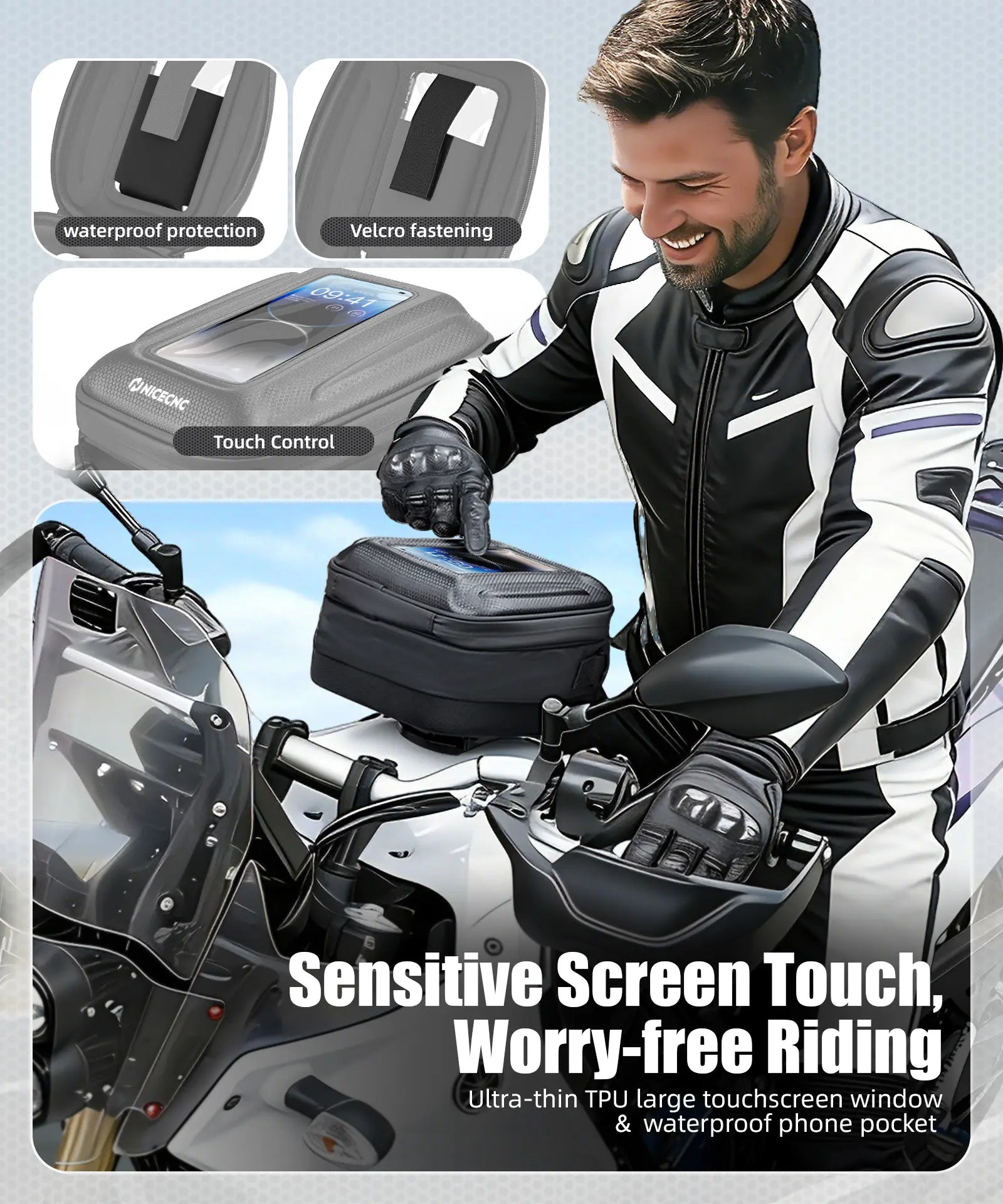 6L Quick-Release Tank Bag For Yamaha Tenere 700 2019-2024