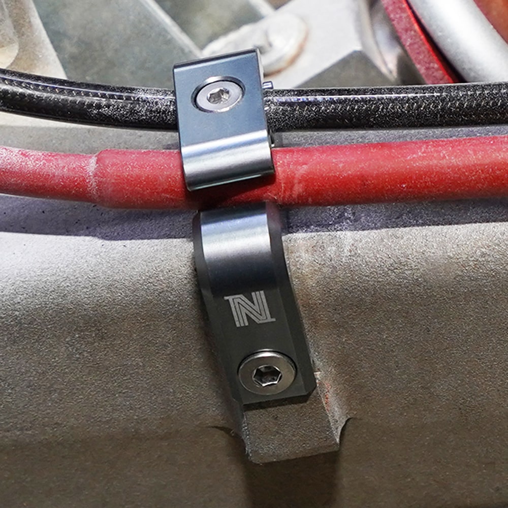ATV Dual Brake Line Cable Hose Holder Clamp For Yamaha Raptor 700 700R 2006-2026