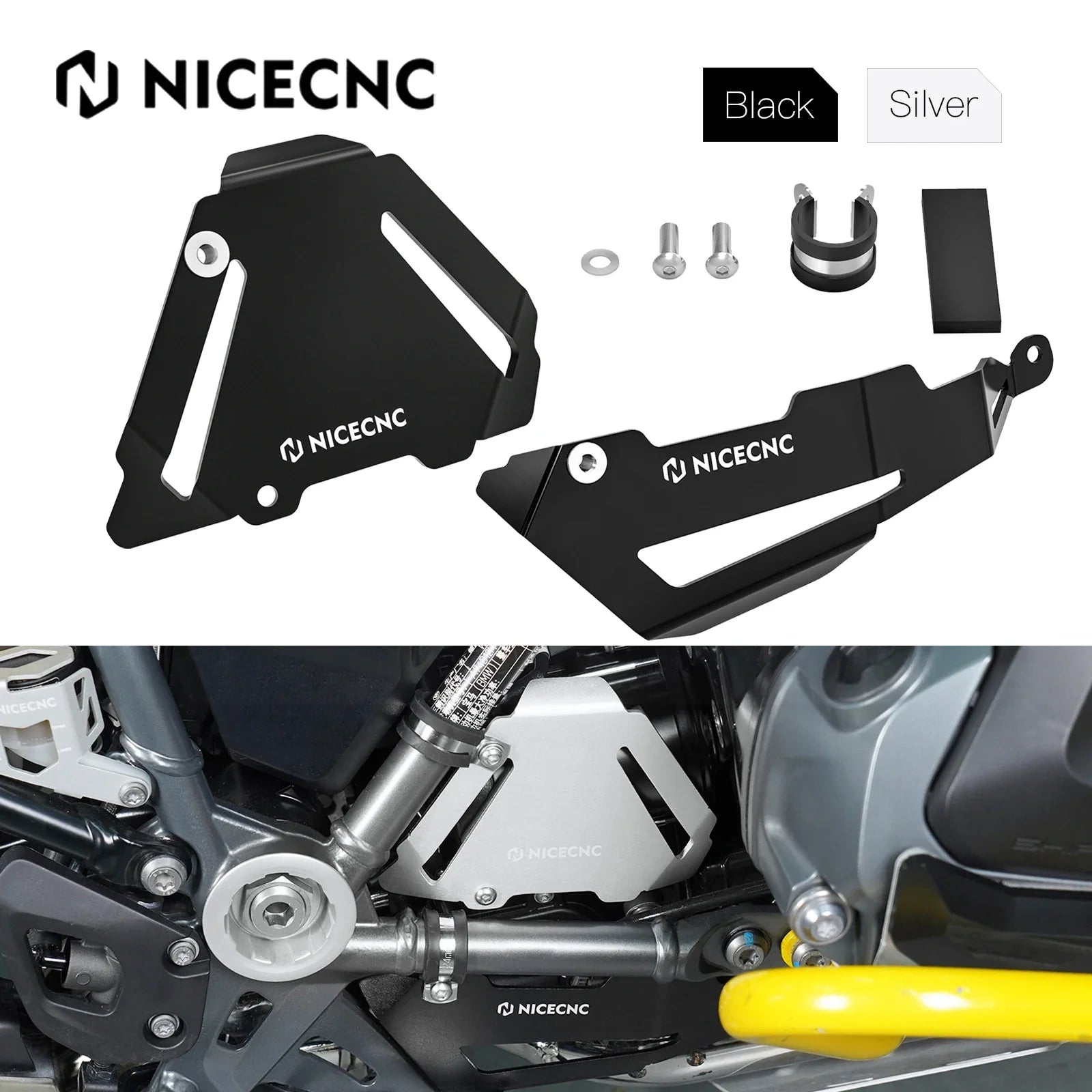Exhaust Flap Control Guard For BMW R1200GS Adv 2013-2018 R1250GS Adv 2019-2024