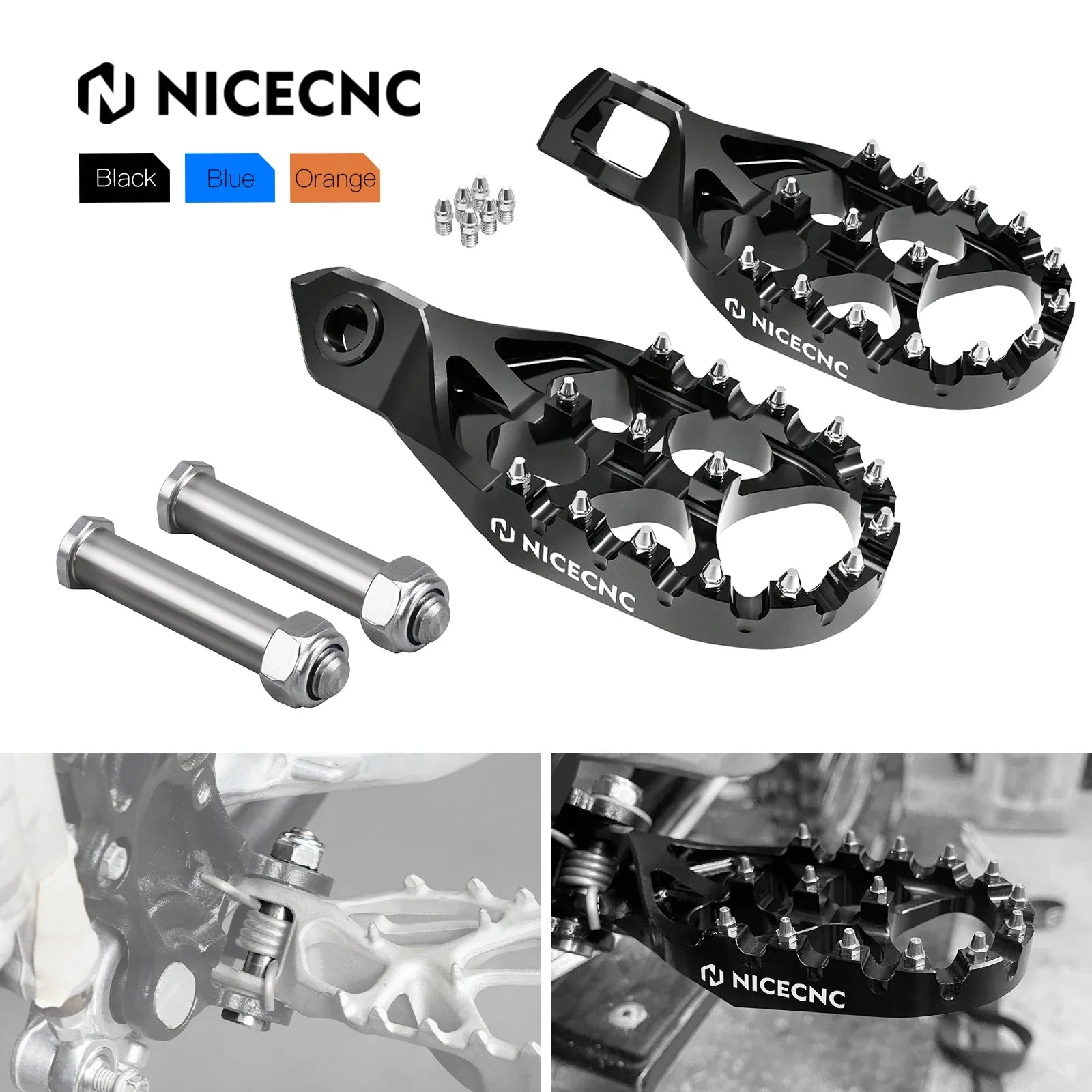 Footpeg Foot Rest Pedal Mount Pins For KTM 350 500 EXC-F 2024