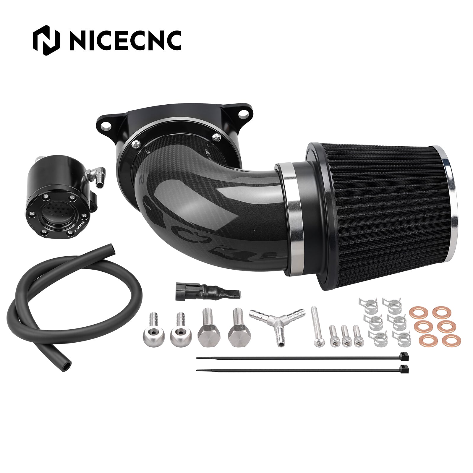 Forward-Facing Air Cleaner Kit For Harley Twin Cam 2001-2016
