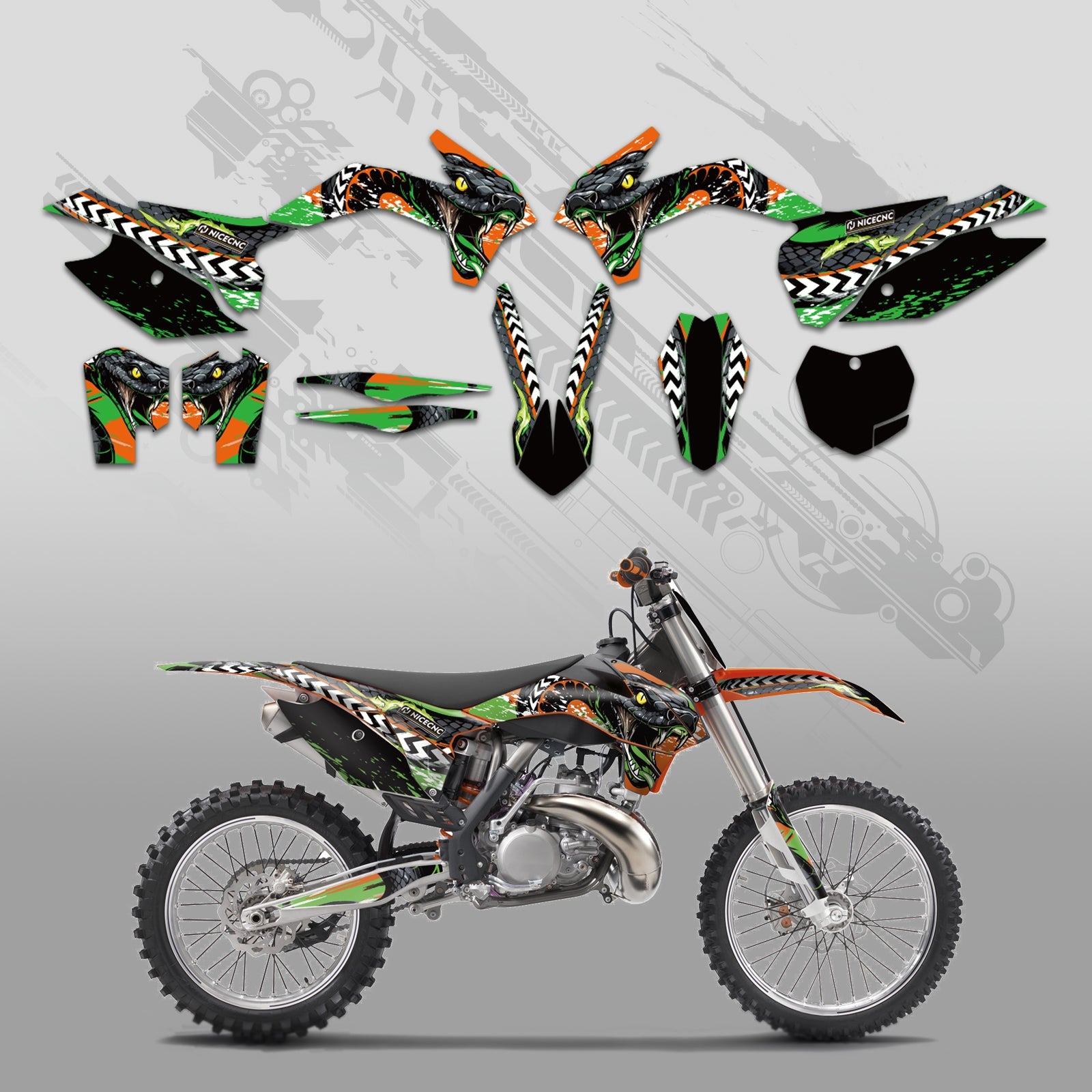 Full Graphics Decals Stickers Kit For KTM SX XC 125-450F 13-15 EXC XC-W XCF-W 14