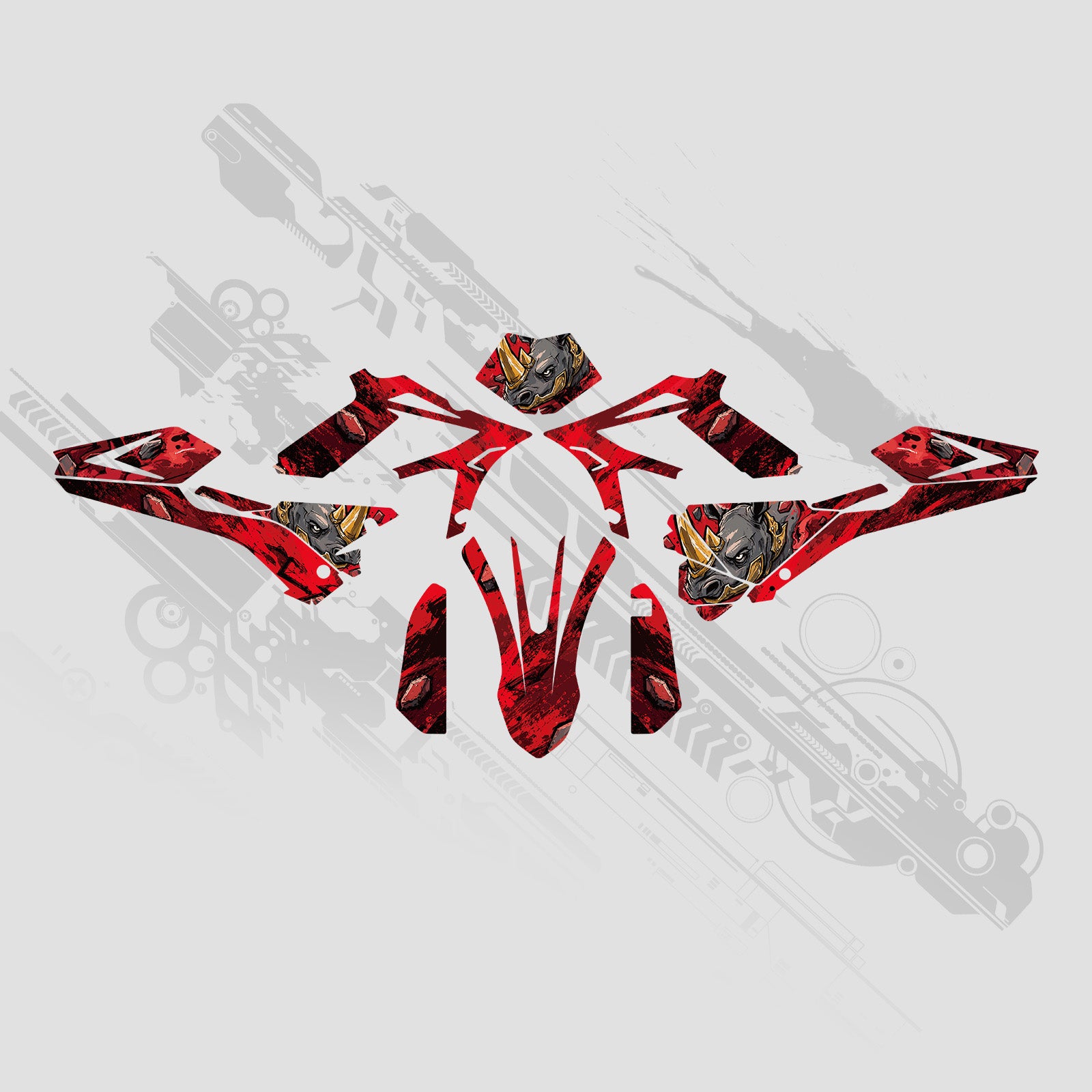 Full Graphics Decals Stickers Set For BETA RR 4ST-2ST 2018-2019