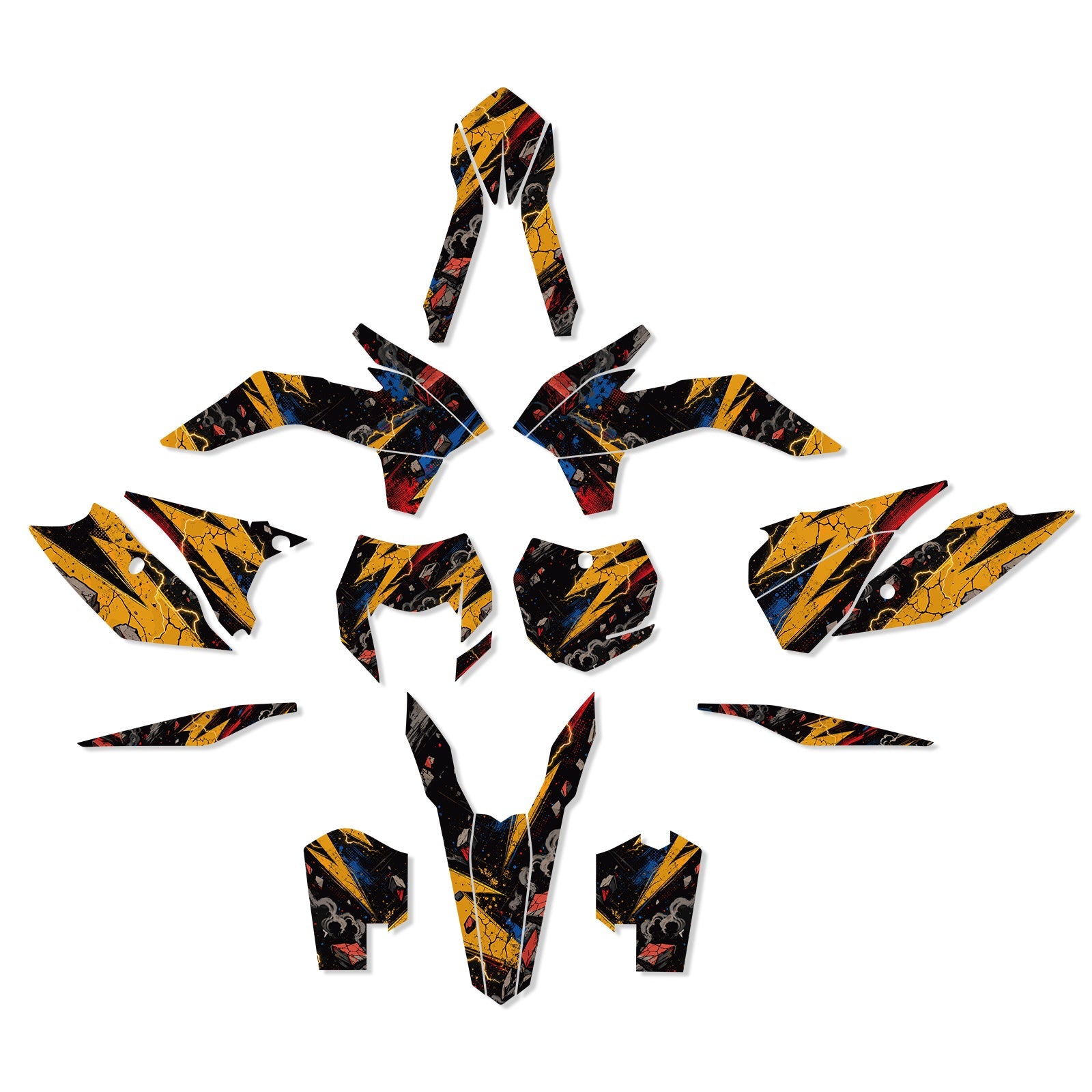 Full Graphics Decals Kit For KTM EXC XC-W XCF-W 2014-2016