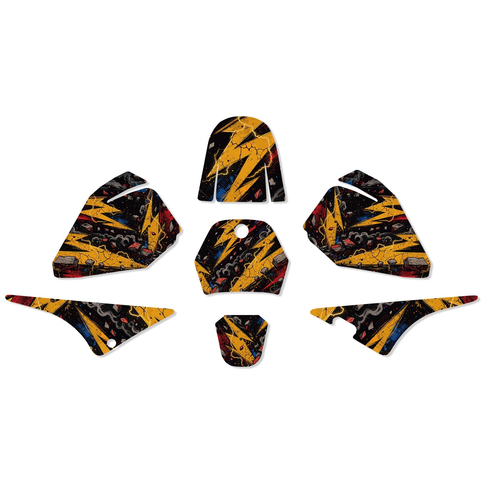 Motorcycle Full Graphics Decals Kit For Yamaha PW80 ALL YEARS