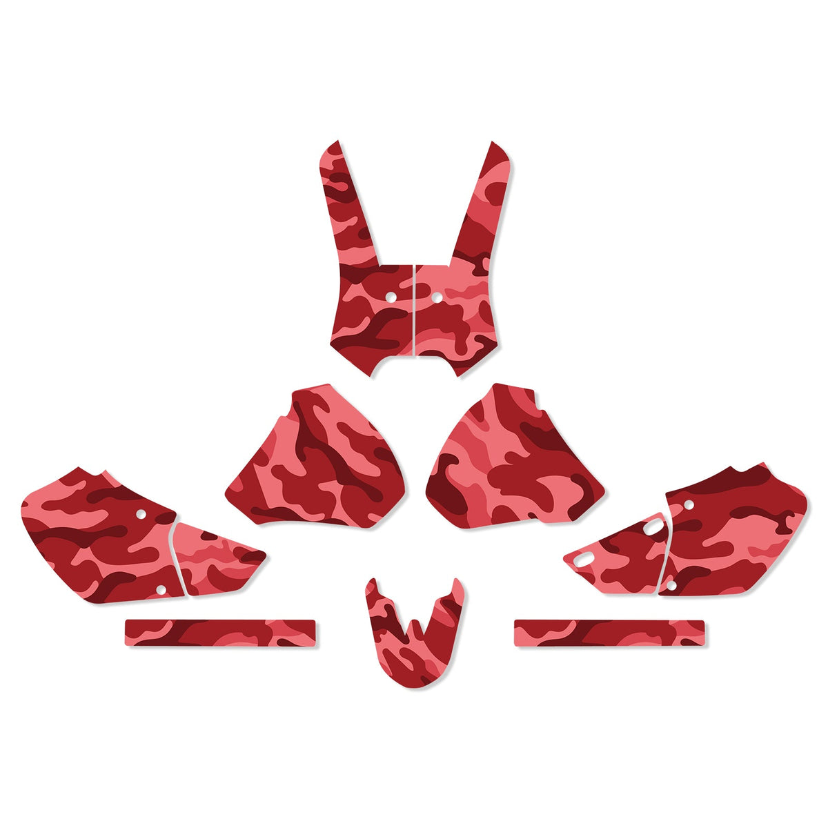 Motorcycle Full Graphics Decals Stickers Set For HONDA XR250/XR400 1996-2004