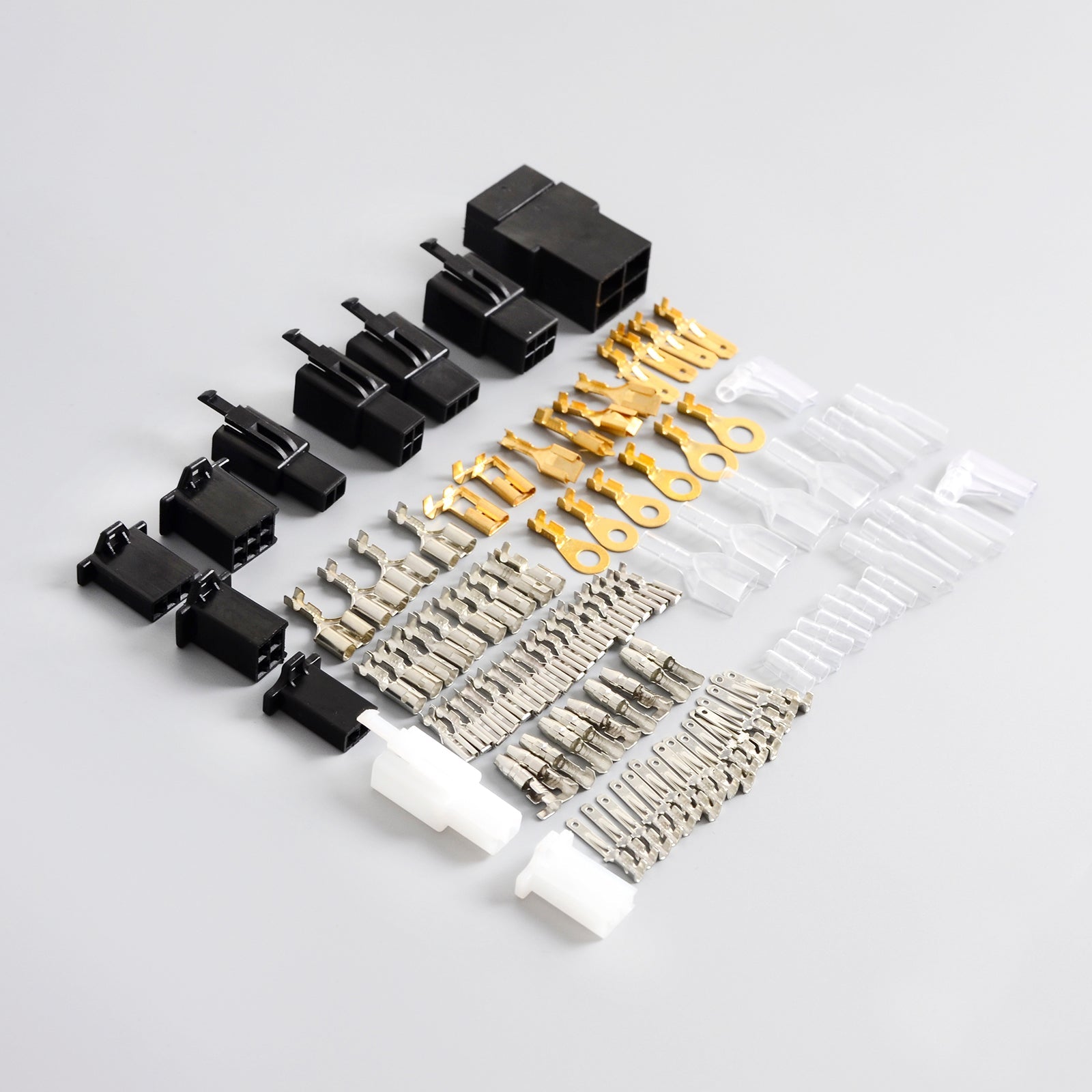 Universal Motorcycle Electrical Wiring Harness Repair Connector Plug Bullets PVC