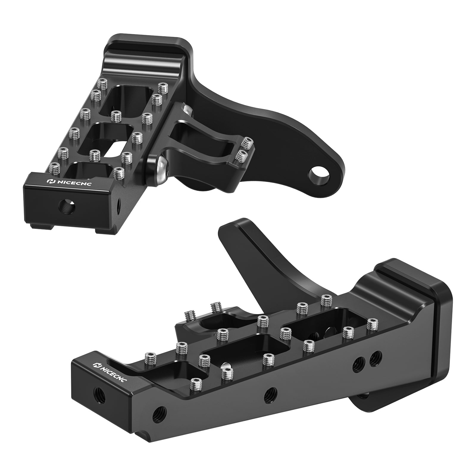 ATV Extended Wider Foot Pegs Rest Pedals For Yamaha Banshee 350 1987-2006