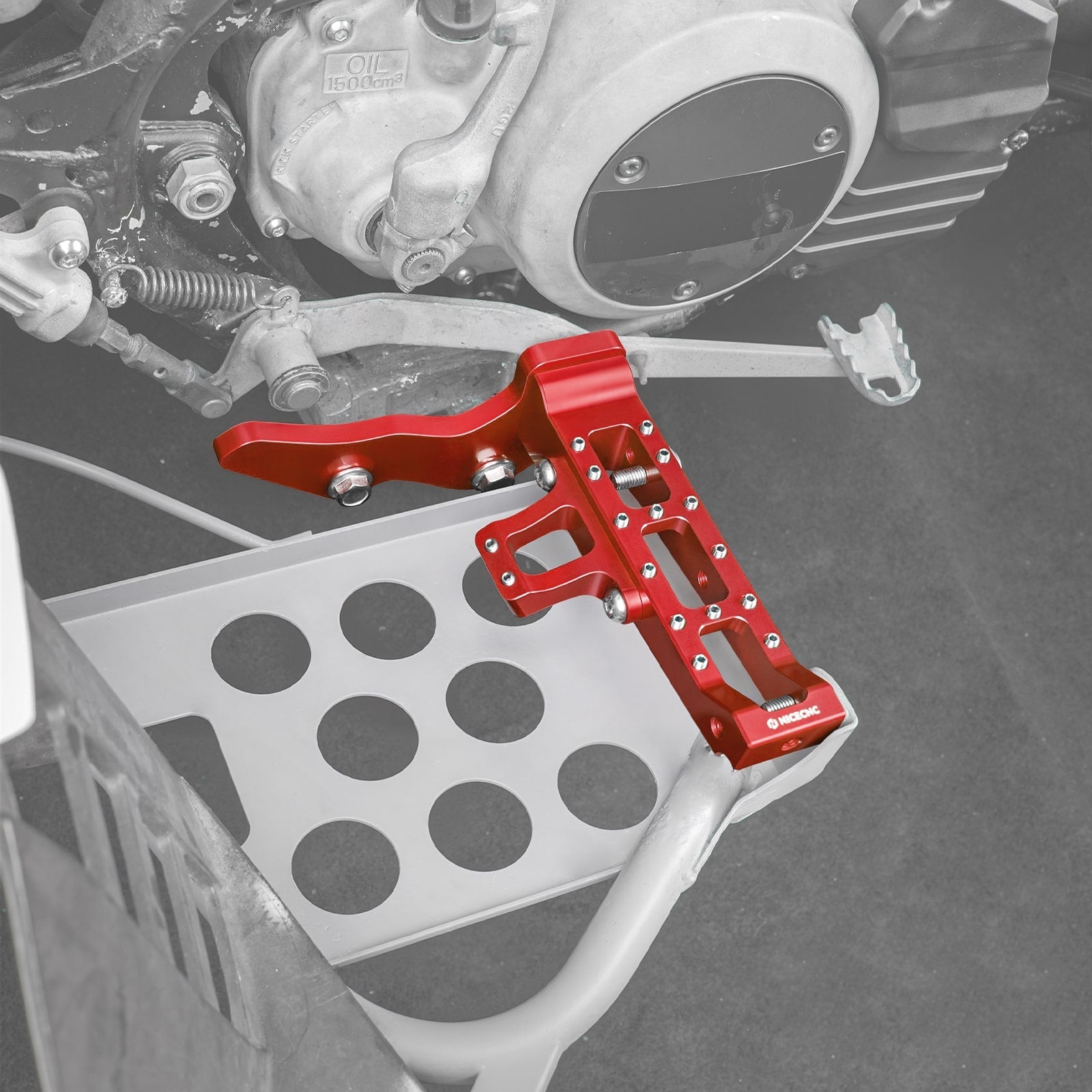 ATV Extended Wider Foot Pegs Rest Pedals For Yamaha Banshee 350 1987-2006
