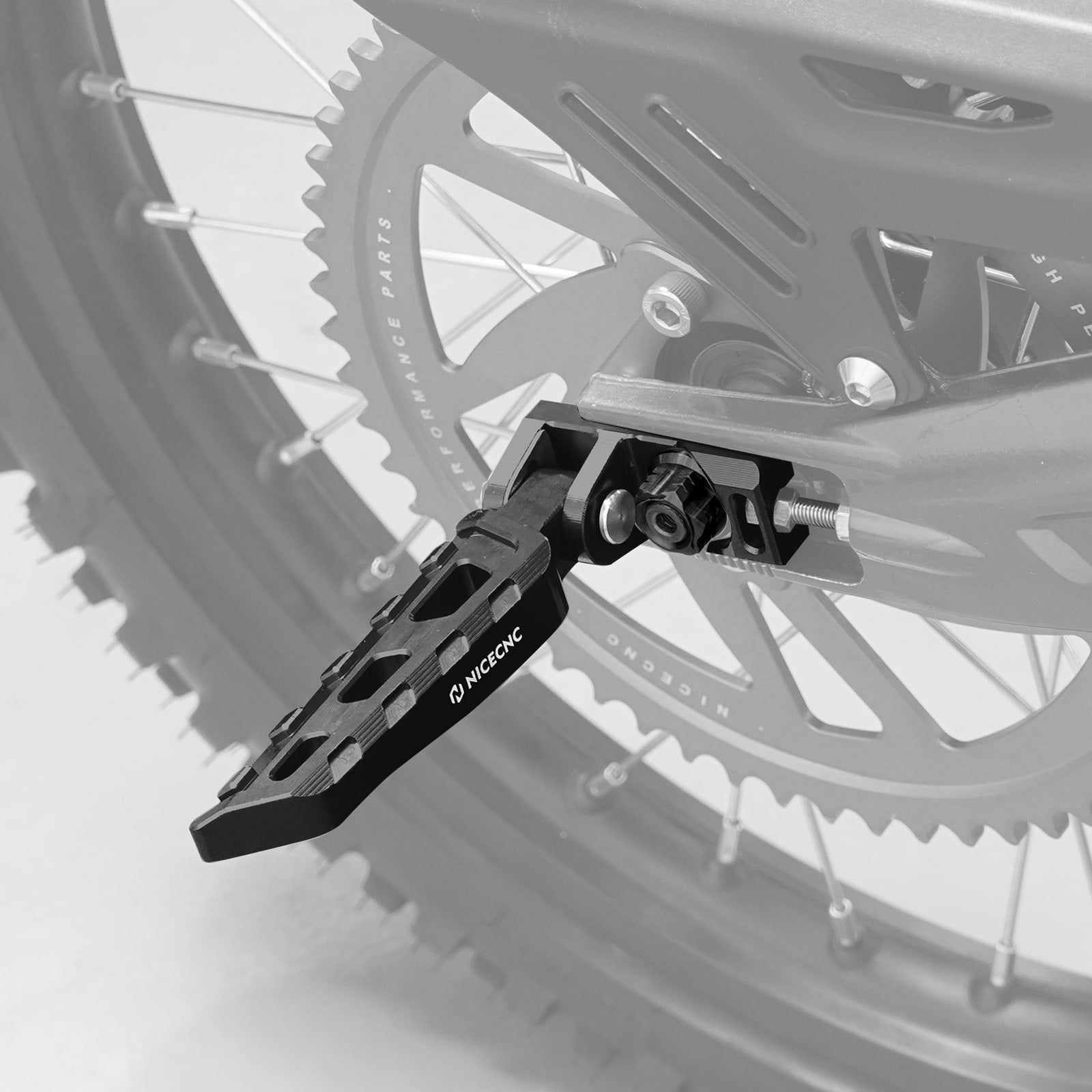 Chain Tensioner Adjuster Blocks & Rear Stunt Pegs For Surron Light Bee X/ S/ L1E Segway X160 X260