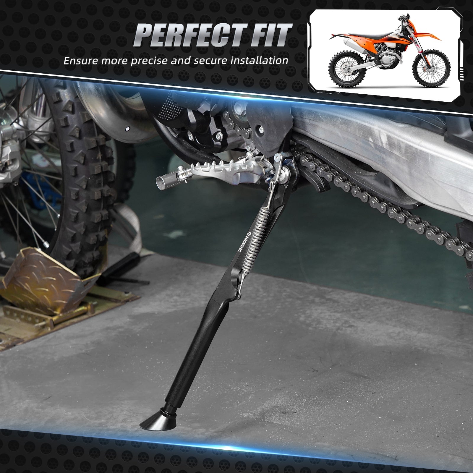 Adjustable Kickstand Lowering Links For KTM EXC XC-F XC-W Husqvarna TE FE GasGas