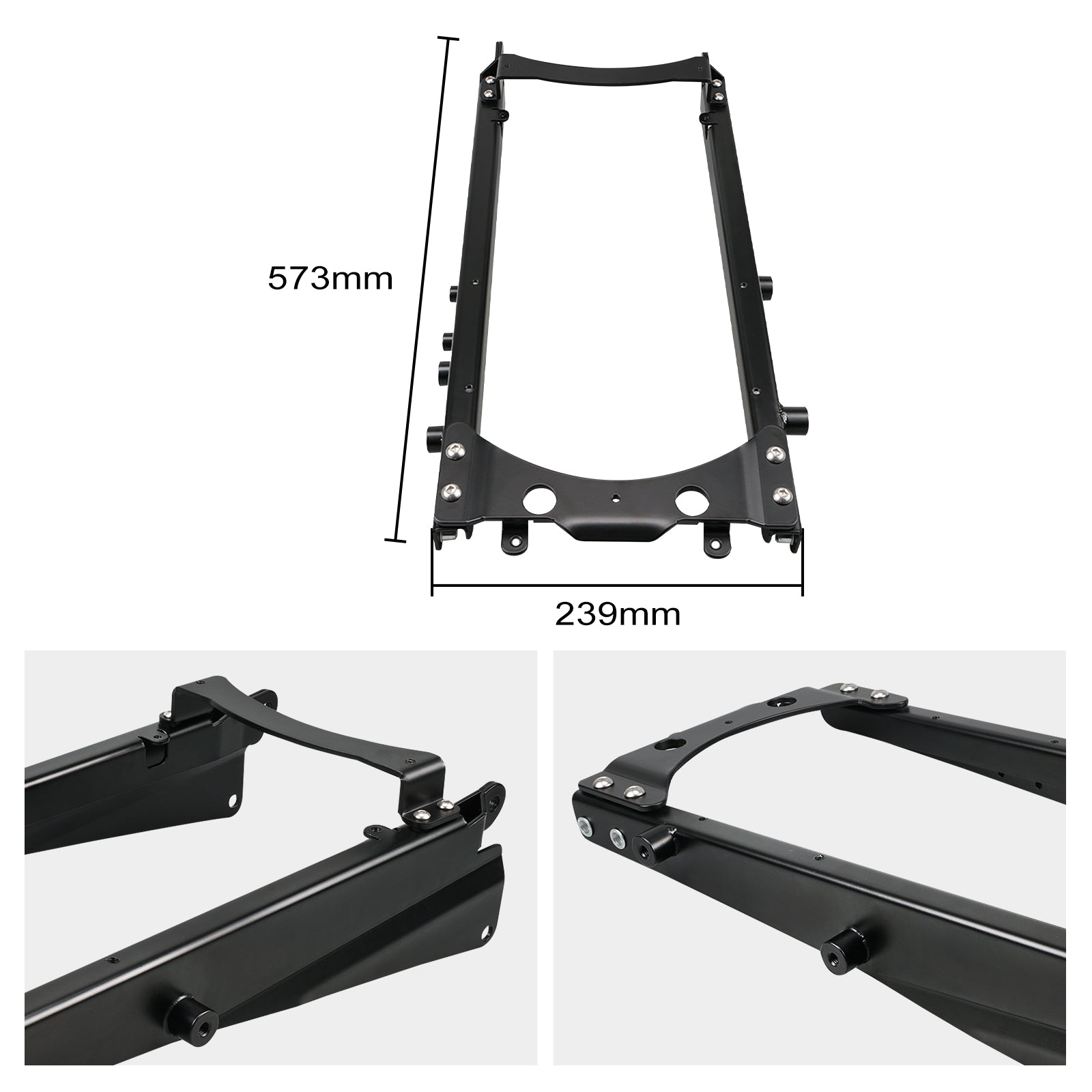ATV Rear Frame Subframe Sub Frame For Yamaha YFZ450R YFZ450X