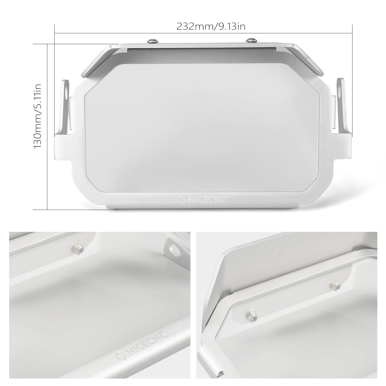 Instrument Display Screen Protector Cover Anti-theft Locking Frame For BMW R1200GS Adv 2013-2018 R1250GS Adv 2018-2024