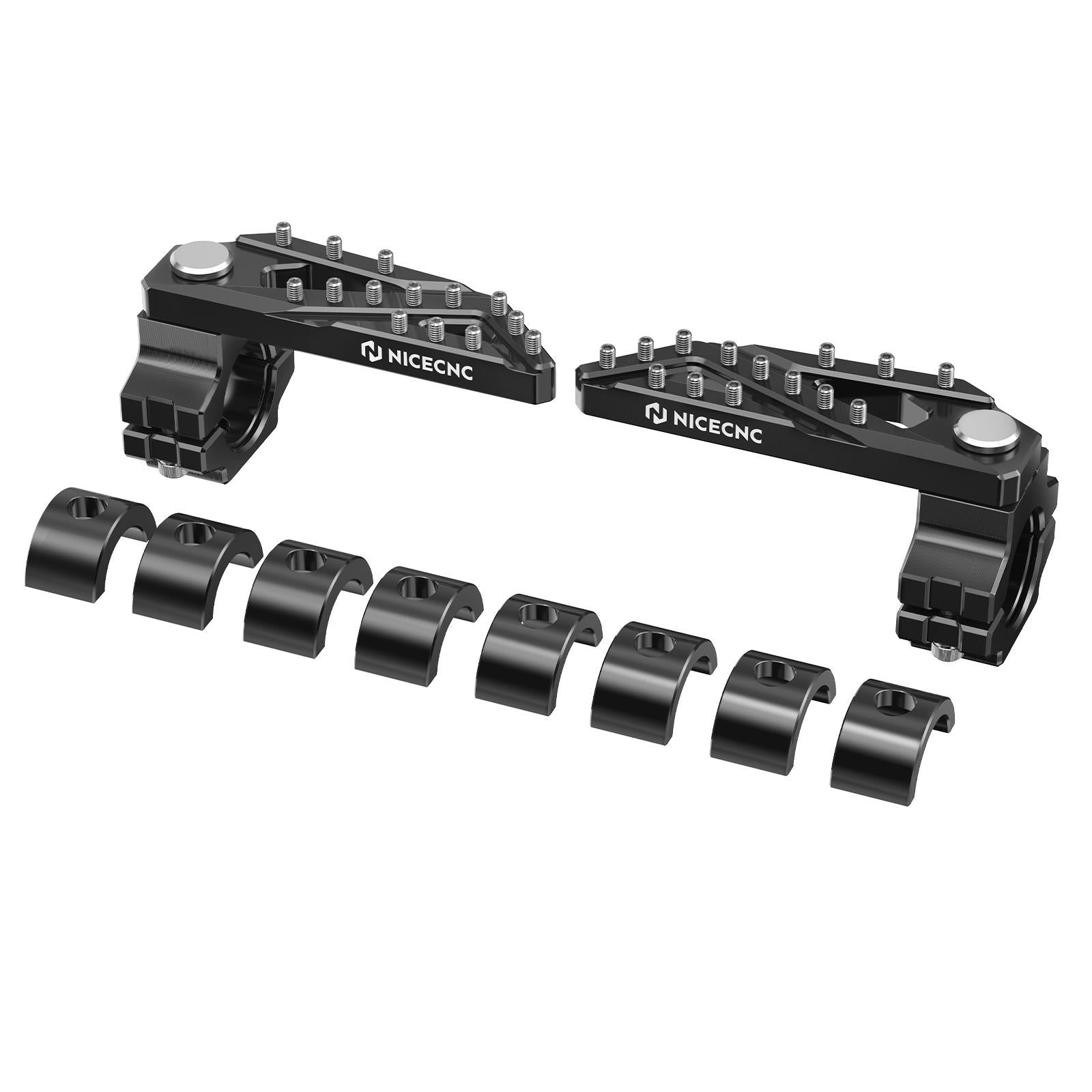 Adjustable Folding Foot Peg Clamps For BMW R1200GS R1250GS 2013-2024