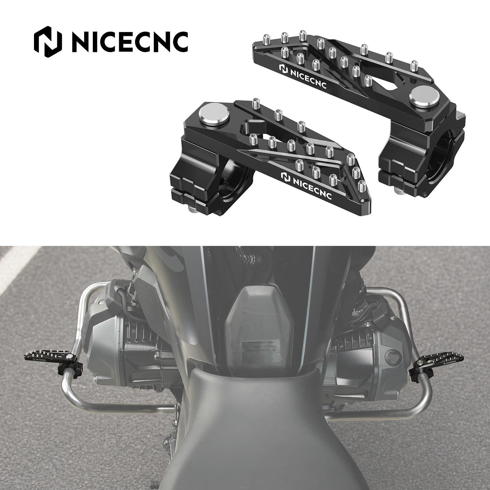 Adjustable Folding Foot Peg Clamps For BMW R1200GS R1250GS 2013-2024