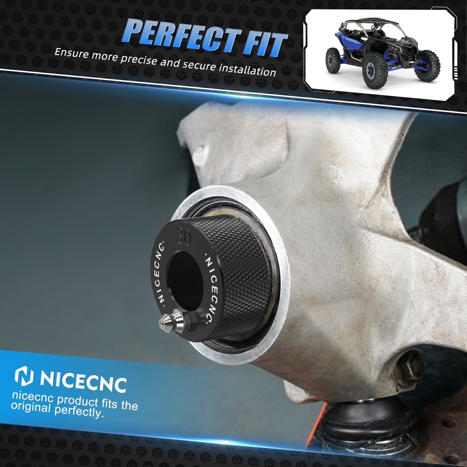 30MM Wheel Bearing Greaser Tool For Can Am Defender HD10 Maverick Renegade Commander 1000