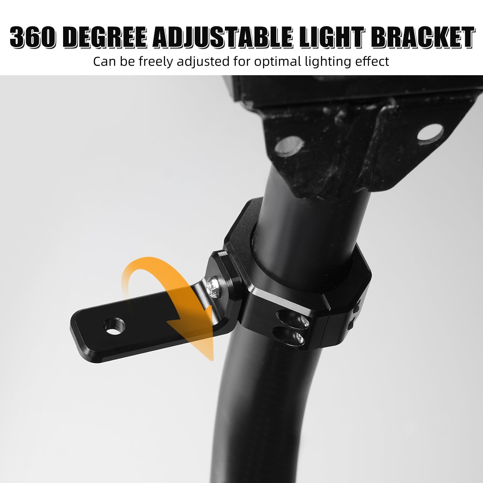 UTV Backup Rear Pillar LED Work Lights w/Brackets For Polaris RZR XP 1000 Turbo